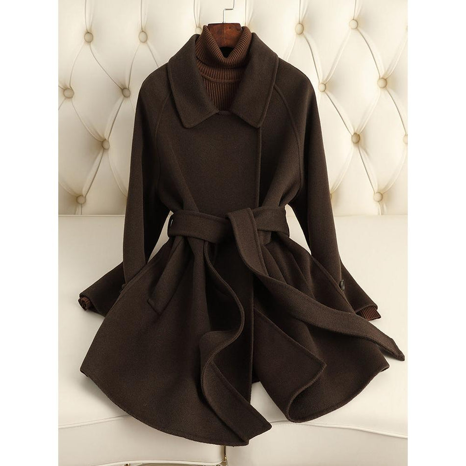 Premium Double-Sided Cashmere Mid-Length Outwear