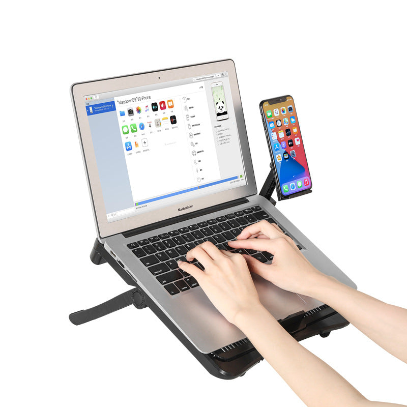 Multifunctional Vertical Laptop Cooling Stand