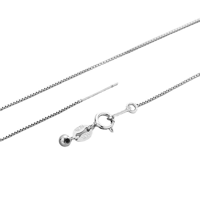 S925 Telescopic Gold-Plated Box Chain Women