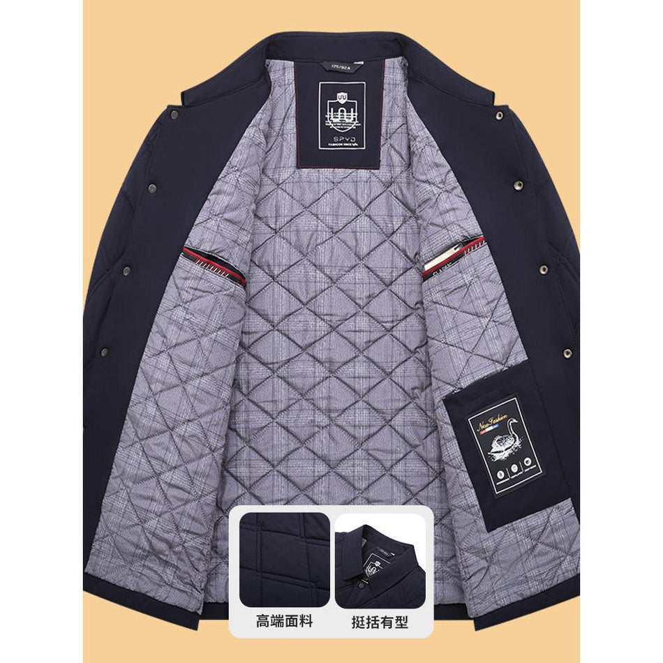 Men’s Cotton-Padded Autumn & Winter Executive Jacket
