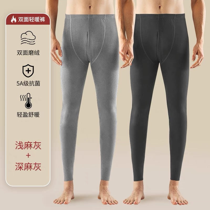 Men’s Thermal Wool Leggings Tight-Fit Base Layer