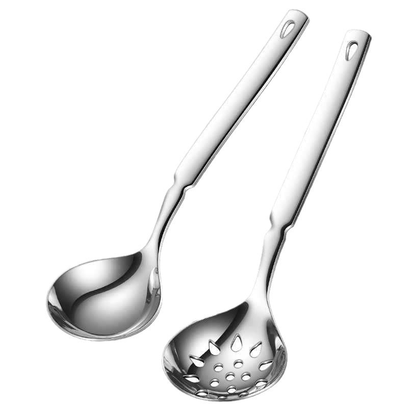 Stainless Steel Large Soup Spoon Long Handle Set