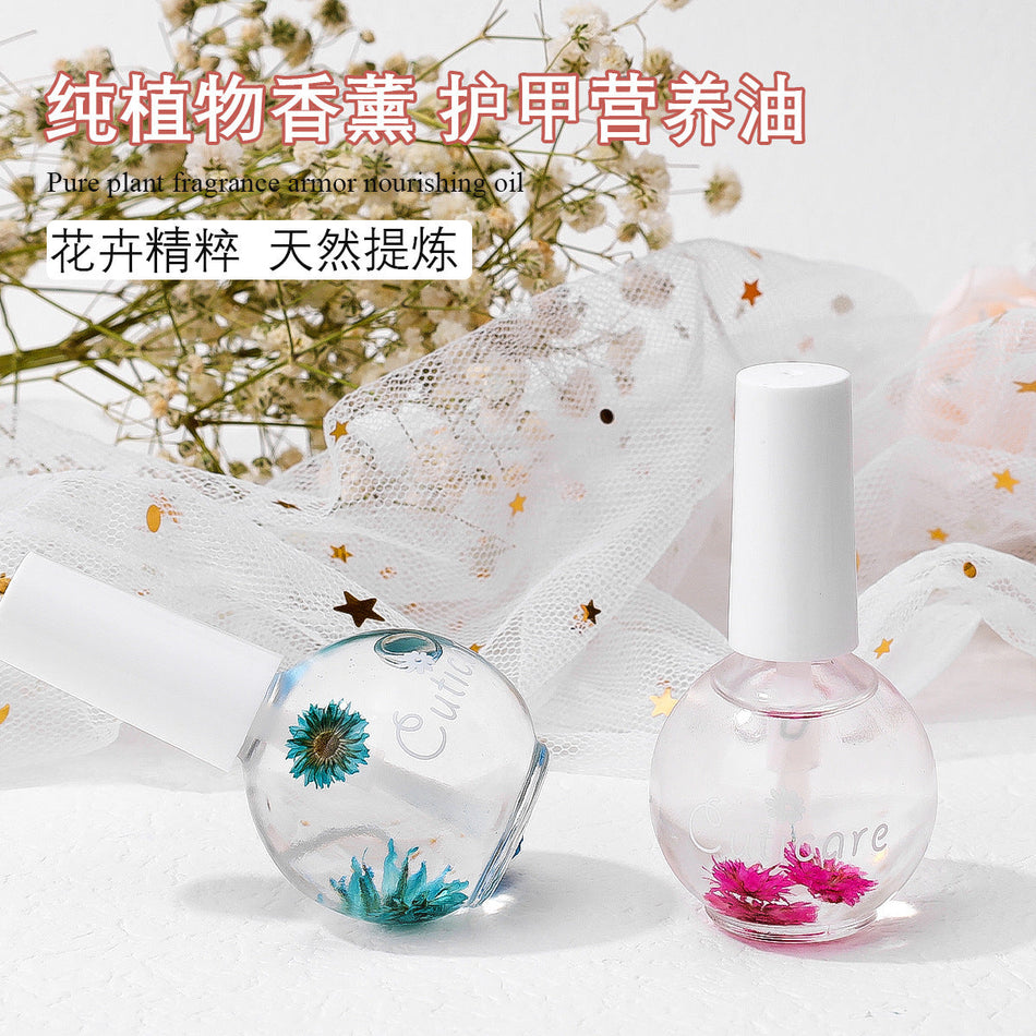 Natural Dried Flower Nail Oil – Finger & Cuticle Care