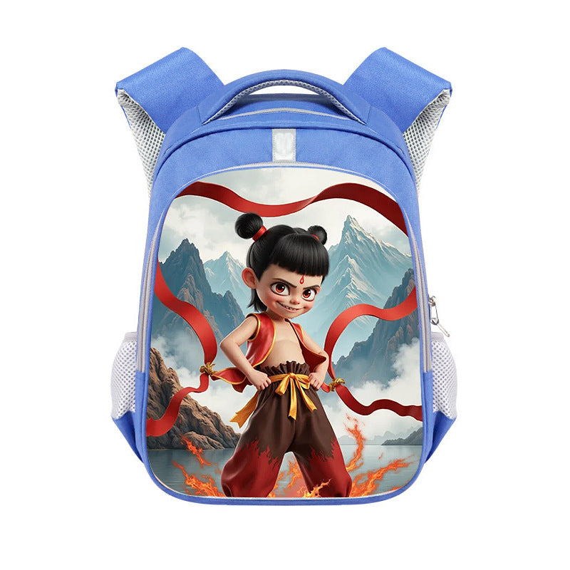 Nezha Kids’ Large Capacity Joker Backpack
