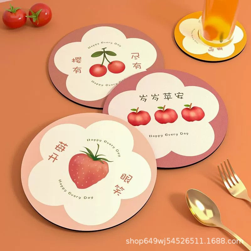 Absorbent Quick-Dry Round Table Mat