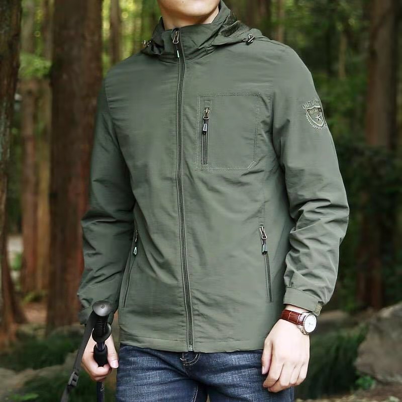 Men’s Spring & Autumn Multi-Pocket Work Jacket