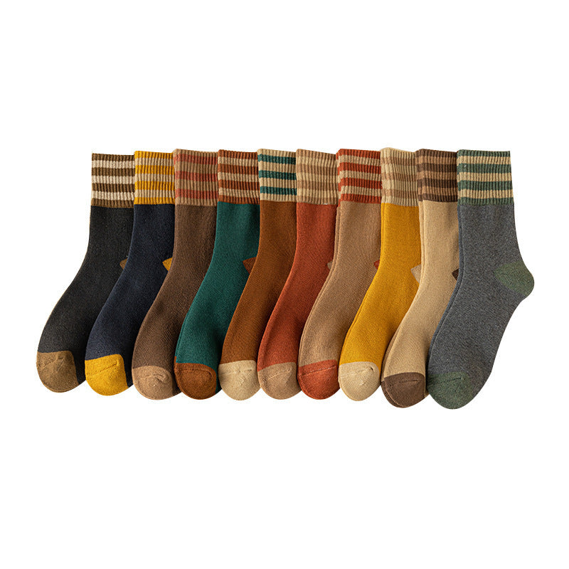 Womens Terry Long Socks – (10 Pack Japanese Style)
