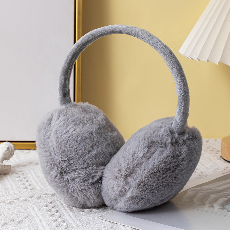 Unisex Plush Rabbit Fur Winter Earmuffs