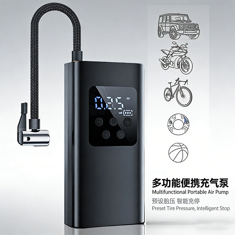 Mini Portable Handheld Electric Air Pump – Wireless Tire Inflator