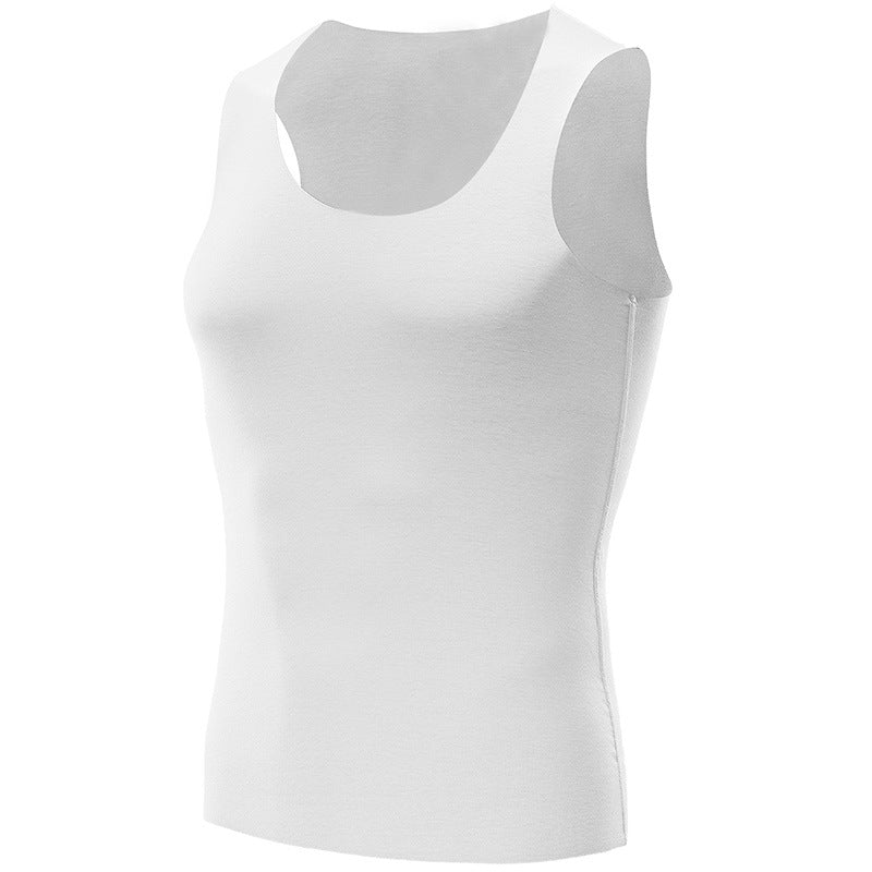 Men's Cotton Vest – Loose Sleeveless Fitness & Casual Base Layer