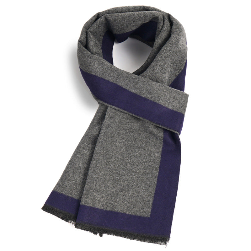 Wholesale Men’s Plaid Imitation Cashmere Scarf