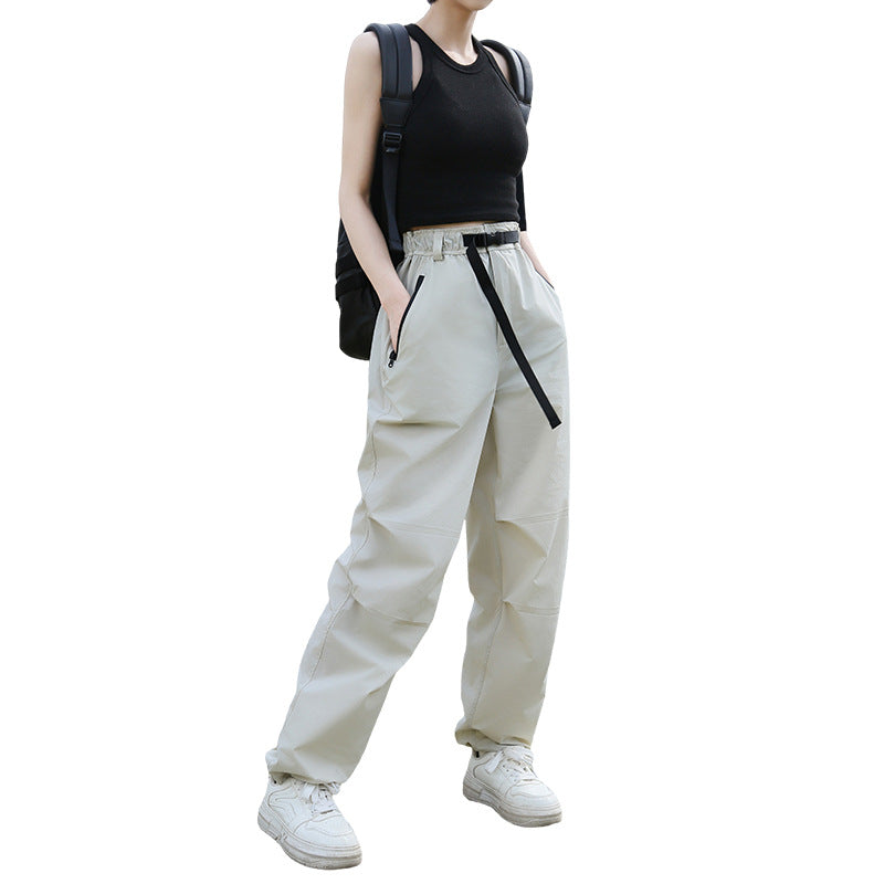 Women’s Ice Silk Cargo Parachute Pants