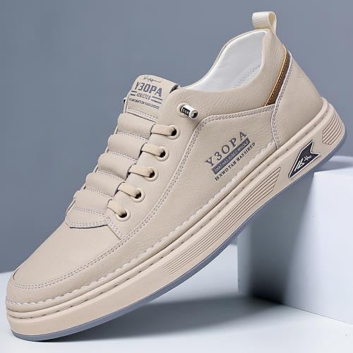 2025 Spring Men’s White Breathable Casual Sneakers