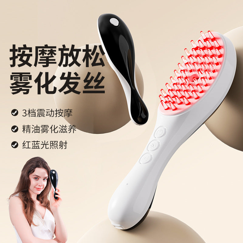 EMS Red Light Scalp Massage Comb – Electric Hair Care Tool