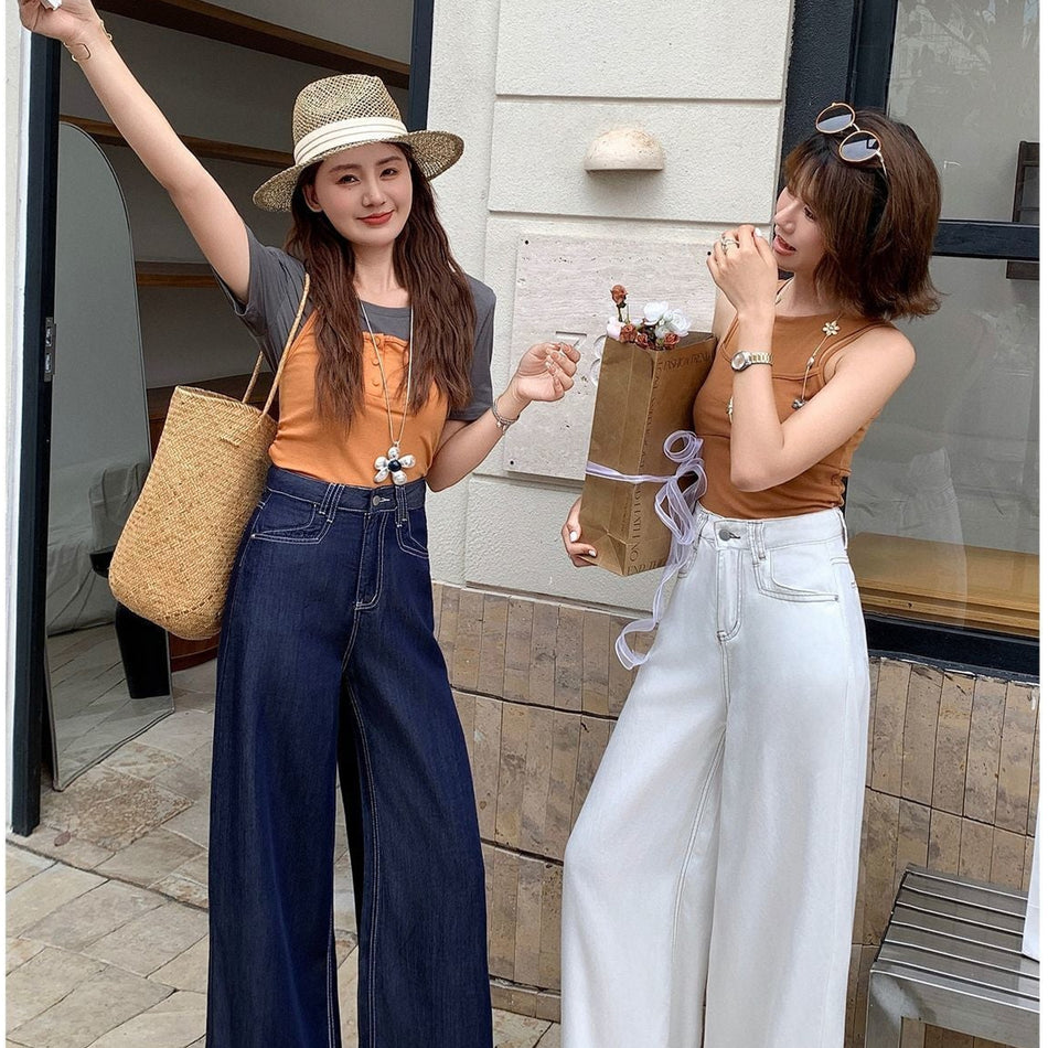 Vintage Wide-Leg High-Waist Jeans