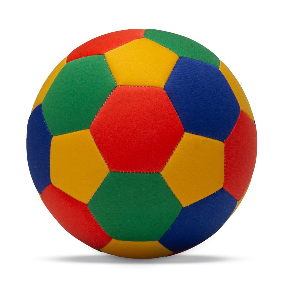 Size 4 Low-Noise Soft Soccer Ball for Kids & Beach Play