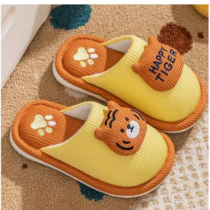 Cute Children’s Cotton Slippers – Warm Non-Slip Indoor Shoes