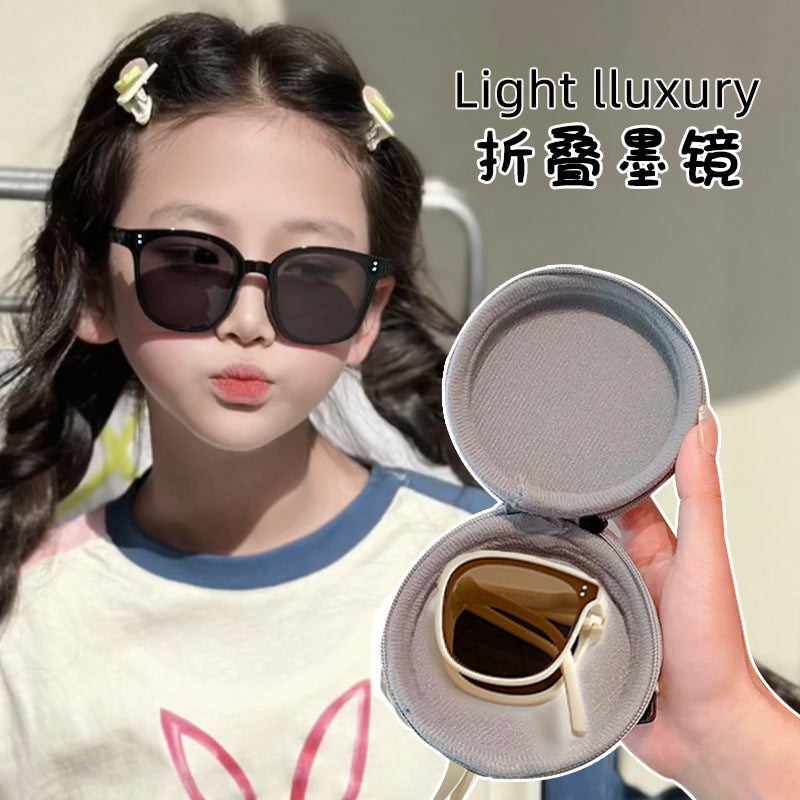 Foldable Kids UV Protection Sunglasses for Summer Travel