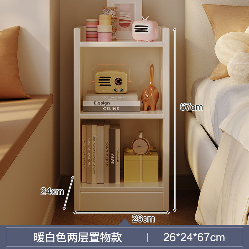 Ultra Narrow Mini Bedside Storage Cabinet