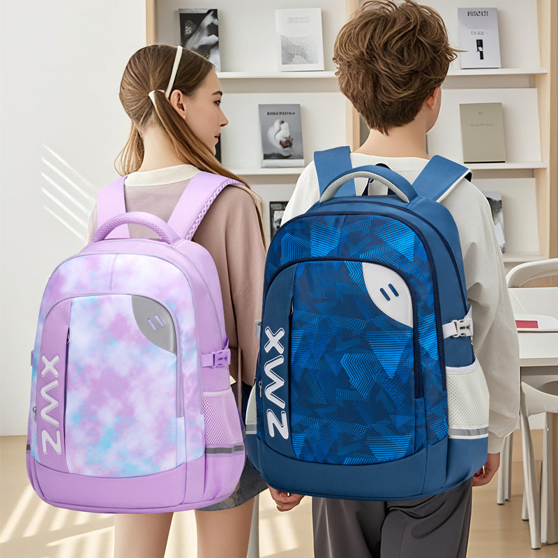 Sesame Large Capacity School Backpack for Grades 4–9