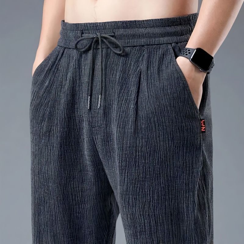 STOCK-Men's Linen Casual Pants