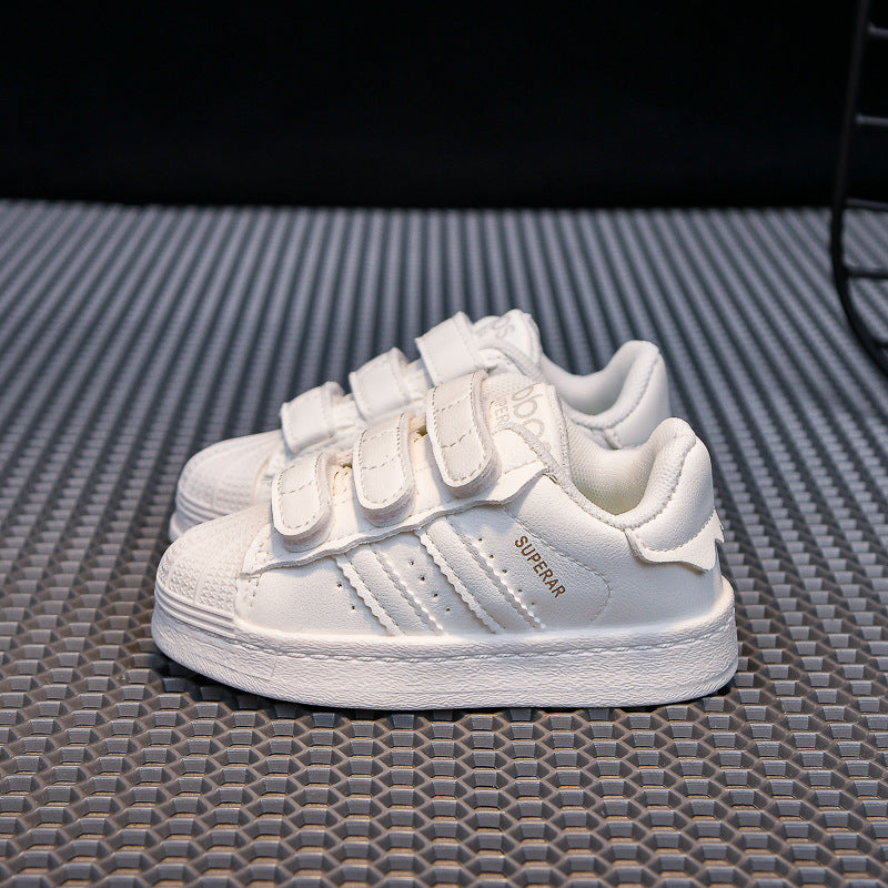Kids Casual White Board Sneakers