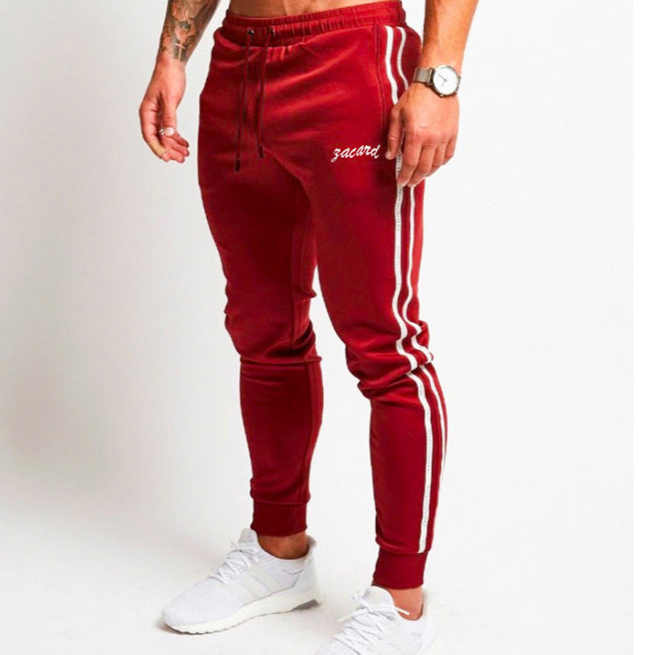 Striped Summer Harem Joggers – Slim Leg Pants Men