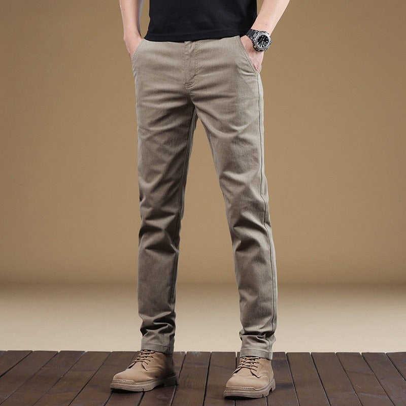 INSTOCK-Men’s Loose Straight Pants – Comfy Business Casual Fit
