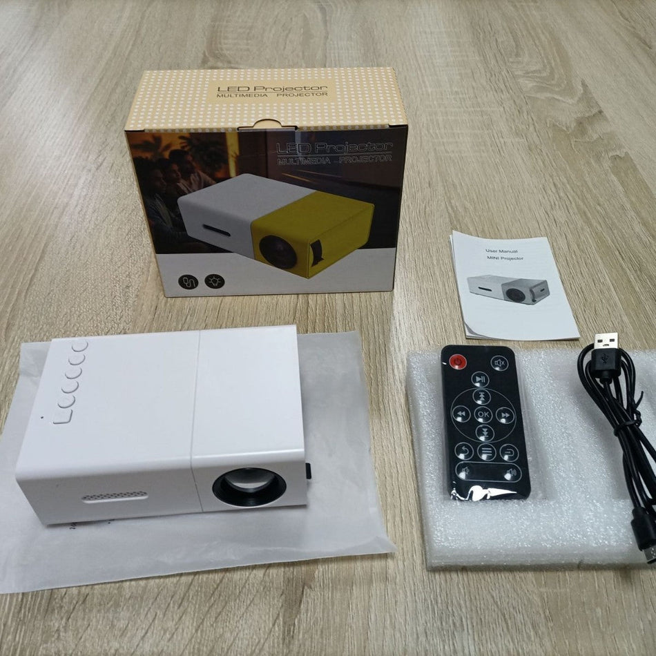 YG300 Mini LED Portable Projector | HD Home Theater Experience
