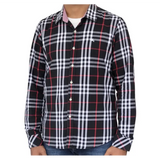 INSTOCK-Men Regular Fit Checkered Cut Away Collar Casual Shirt