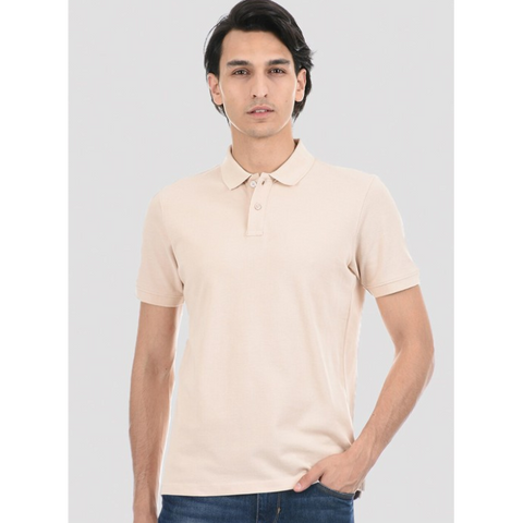 INSTOCK-Men open collar polo shirt