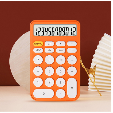 INSTOCK-Candy-colored Handheld Learning Mini Portable Calculator