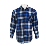 INSTOCK-Men Regular Fit Checkered Cut Away Collar Casual Shirt