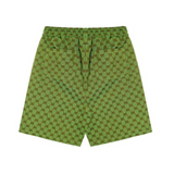 INSTOCK-Green MONOGRAM shorts