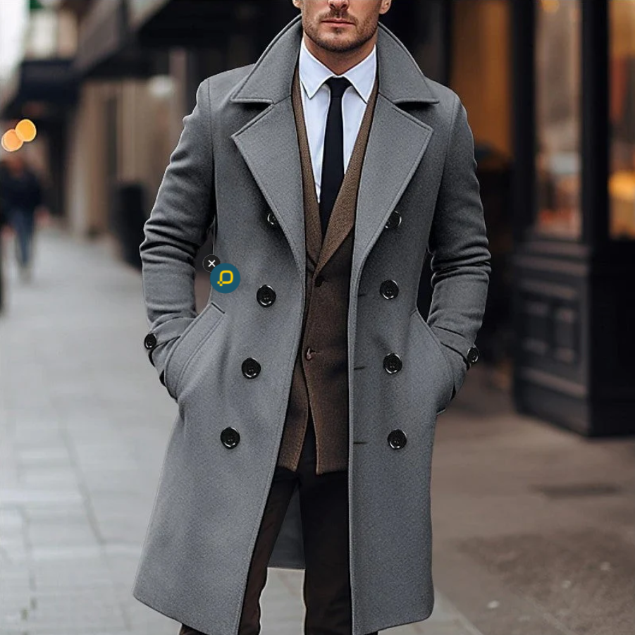 INSTOCK-European & American Woolen Coat & Korean