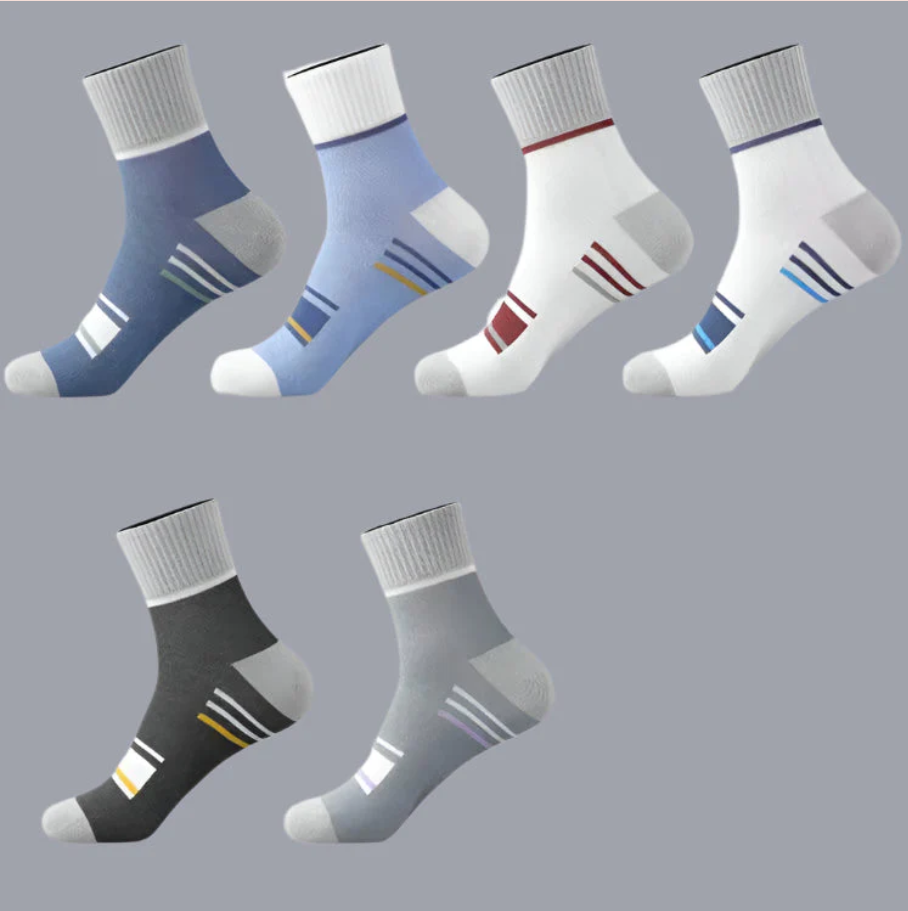 INSTOCK-Summer color-blocked stripes, breathable mid-calf