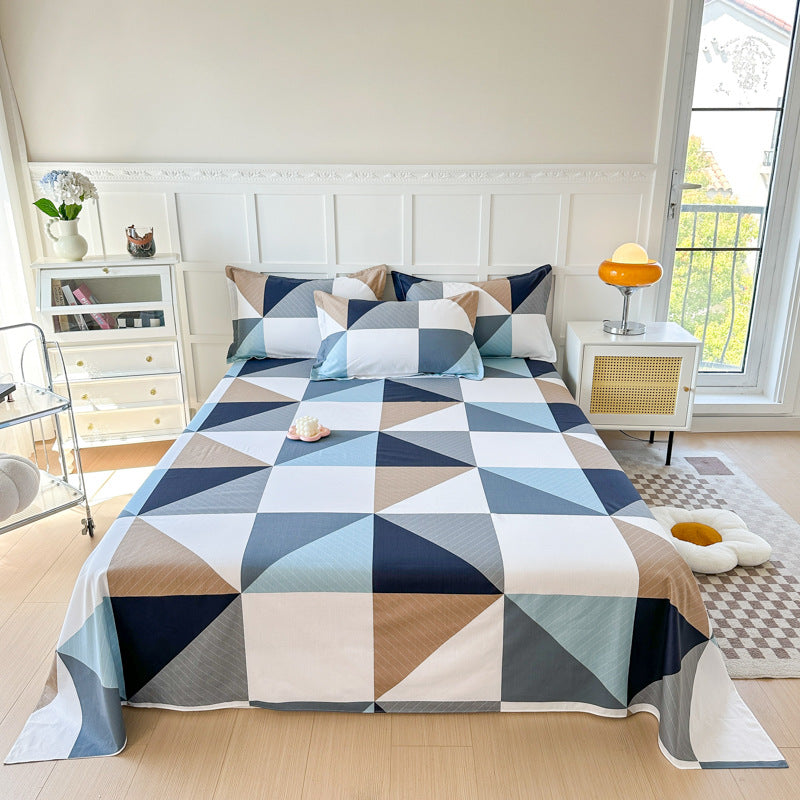 Single Cotton Bed Sheet – Dorm Mattress Dustproof Cover