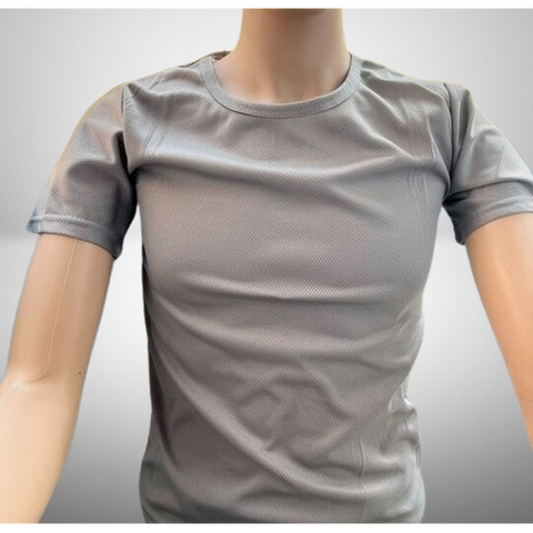 INSTOCK- Ice Silk Stretchable Short Sleeved Quick Drying T-shrits