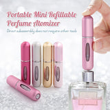 INSTOCK- Aluminum Refillable Mini Perfume Spray Bottle - Pack of