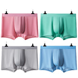 Pack of 4 Translucent & Ice Silk Breathable Boxers