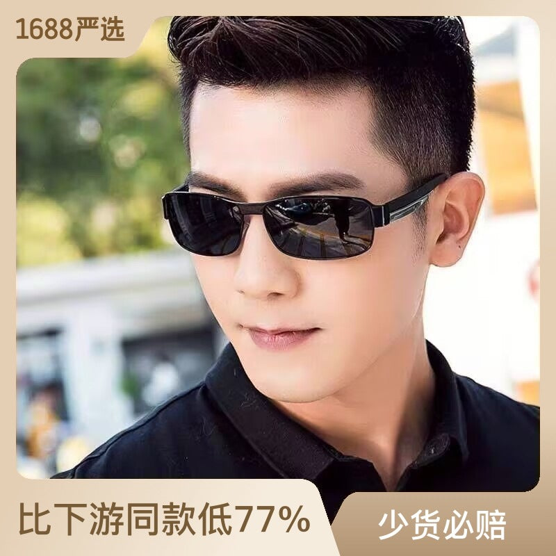 INSTOCK-New polarized trendy and stylish sunglasses for men.