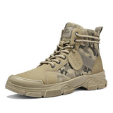Desert Camouflage High Top Winter Boots