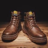 Premium Quality Handmade High-Top Motorcycle Boots