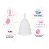 INSTOCK - Lady period cup Medical Grade Silicone Menstrual Cup