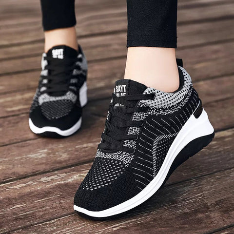 Inner High-heeled Thick-soled Breathable Casual Sports Shoes